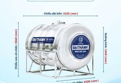 Bồn Nước Inox Tân Á Đại Thành 3000L: Giải Pháp Dự Trữ Nước Hiệu Quả 2026