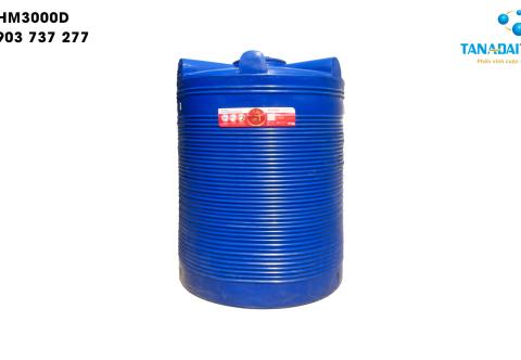 Bồn nước nhựa 3000 lít đứng Đại Thành giá bao nhiêu? LH 0909 348 384