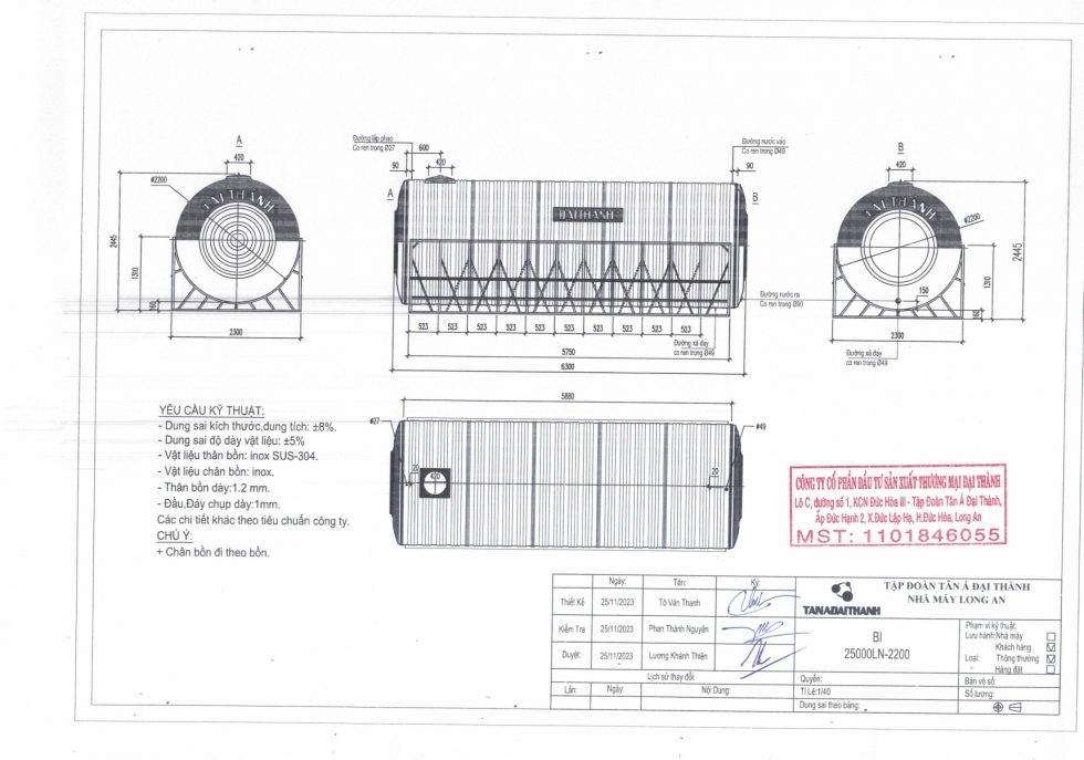 bon nuoc inox dai thanh 25000l